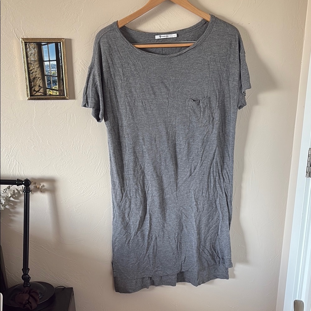 Alexander Wang Charcoal T-Shirt Dress